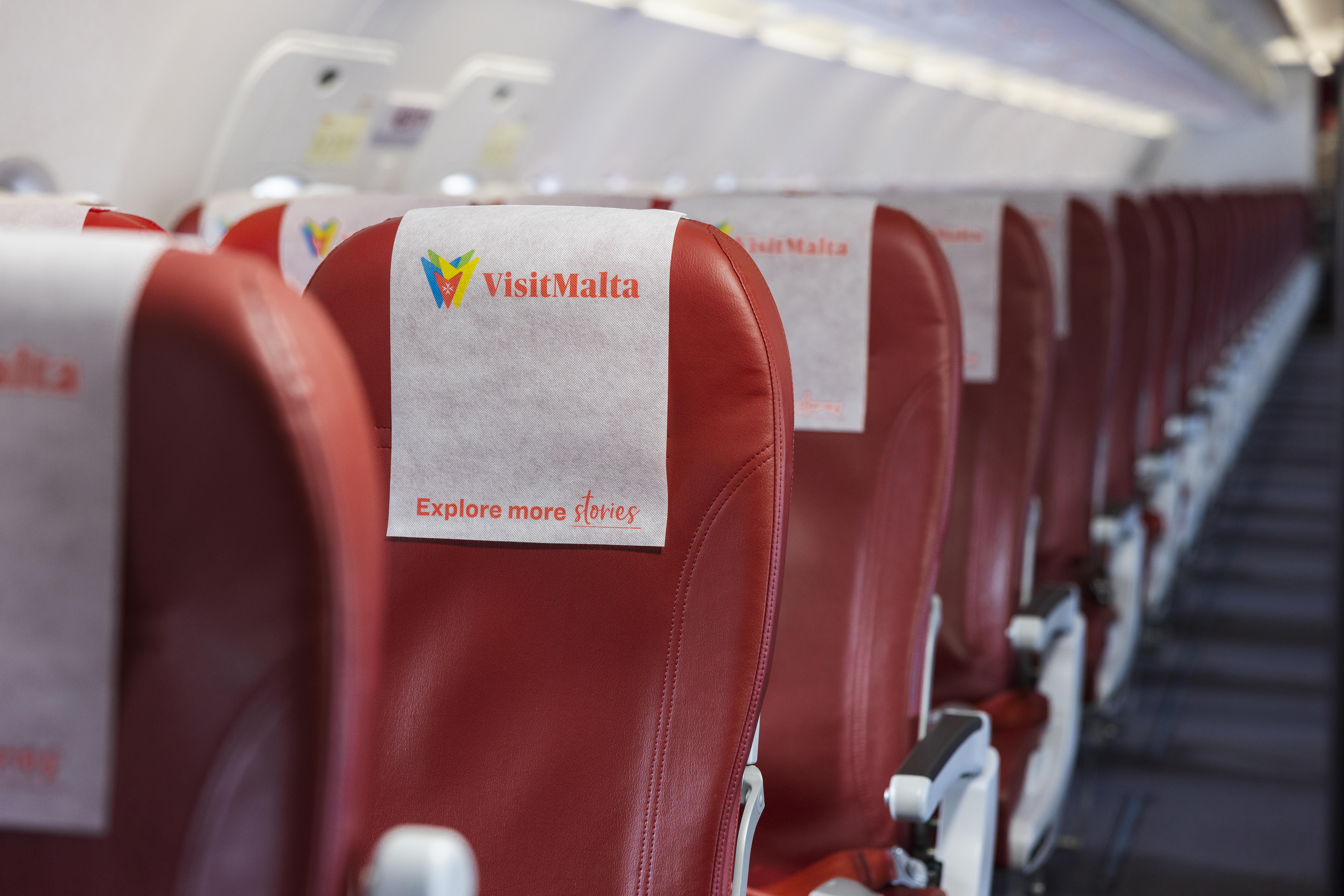 KM Malta Airlines cabin