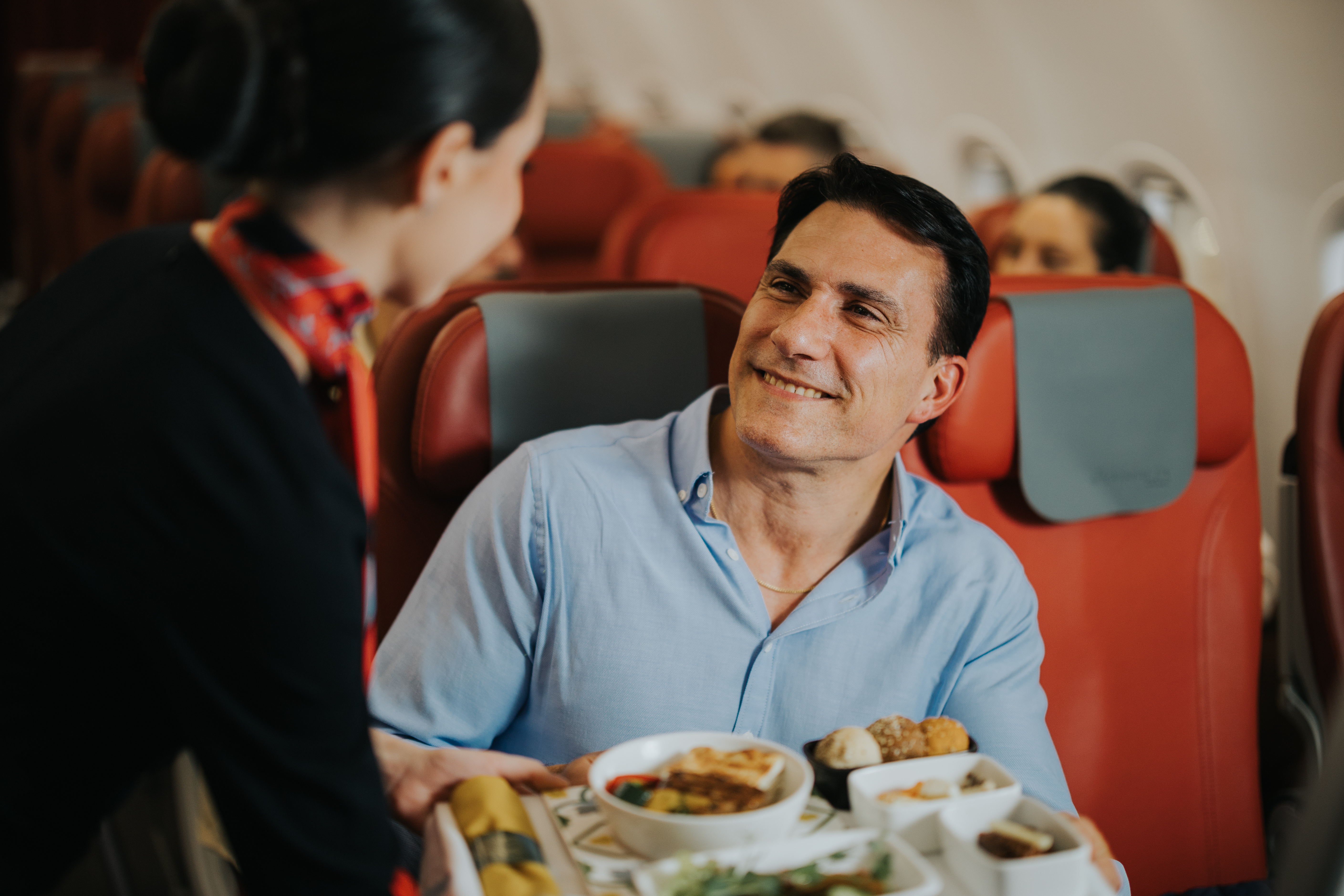 KM Malta Airlines passenger